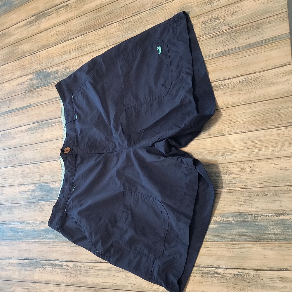 Southern Marsh Shorts Mens Large Tarpon Flats Fishing Shorts Blue Cargo Sz L